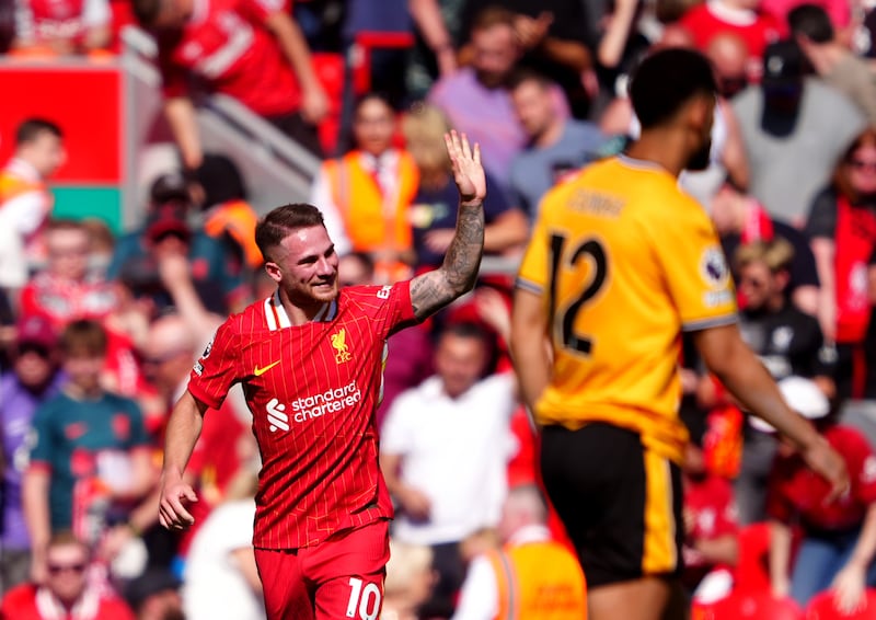 Liverpool’s star performer was restricted by a holding role during the early weeks of the season but proved his worth when allowed to venture further forward. The silky-smooth midfielder is sure to be central to Liverpool’s post-Klopp era. PA 