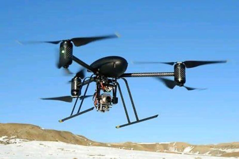 There are fears that the growing use of drones such as this one pose a major threat to personal privacy. Mesa County Sheriff's Unmanned Operations Team / AP Photo