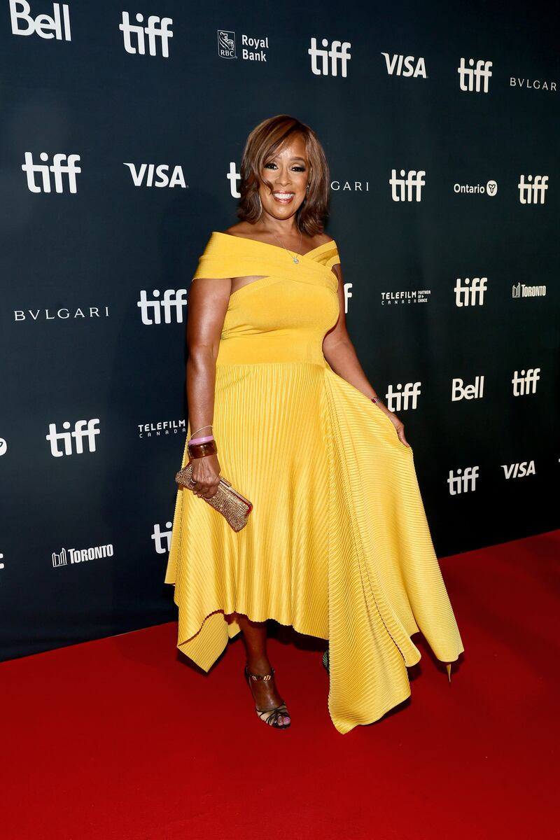Gayle King attends the 'Sidney' premiere. Getty Images / AFP