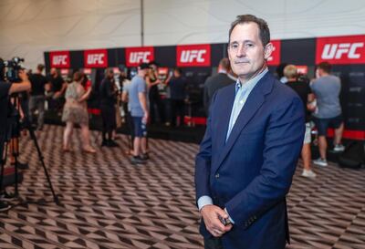 Abu Dhabi, United Arab Emirates, September 5, 2019.   STORY BRIEF: UFC Ultimate Media Day at the Yas Hotel.  --   Interview with Lawrence Epstein, UFC's Senior Exec VP & COO.
Victor Besa / The National
Section:  SP
Reporter:  Dan Sanderson