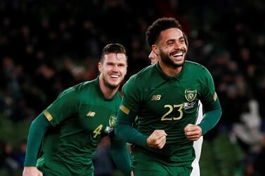 Republic of Ireland's Derrick Williams celebrates scoring their first goal in a recent friendly win against New Zealand. Reuters