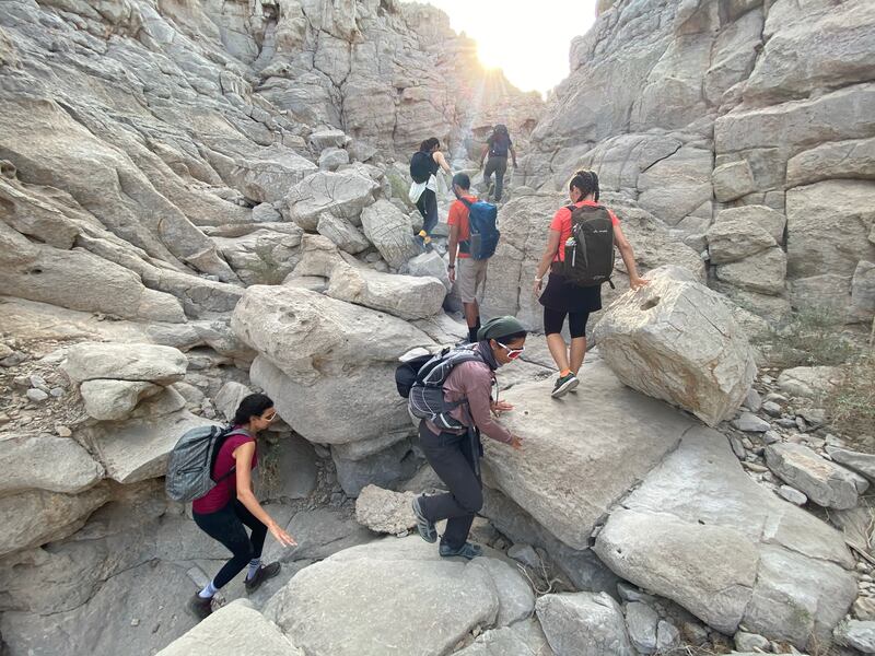 Hachicho also recommends what he calls an 'adult playground' at Wadi Rams. Photo: Fadi Hachicho