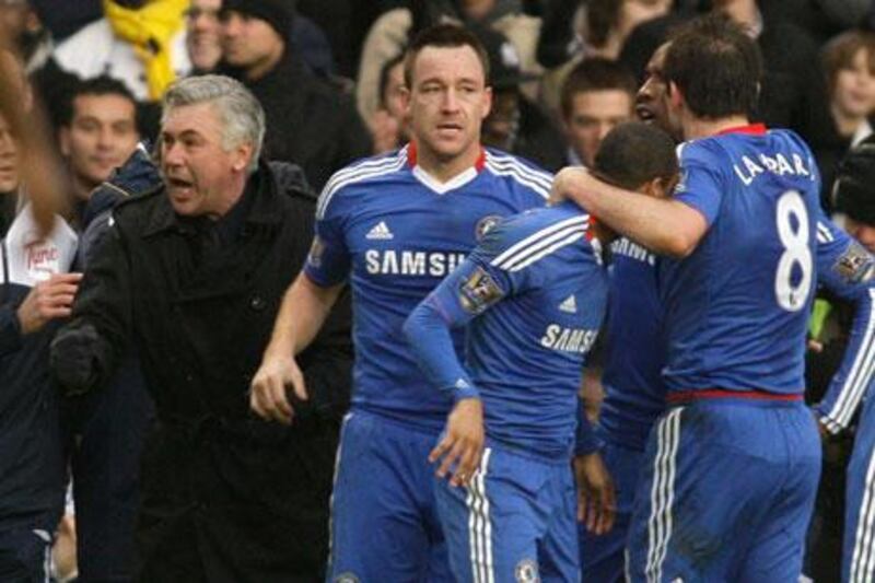 Carlo Ancelotti, left, has fended off claims John Terry and Frank Lampard are showing their age.