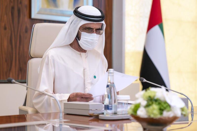 During a cabinet meeting chaired by Sheikh Mohammed, a new remote work visa was approved. All pictures courtesy Dubai Media Office