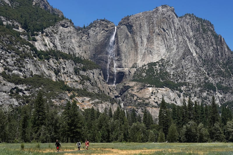 The impressive falls in California's Yosemite National Park. Reuters