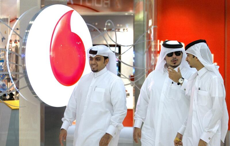 Vodafone Qatar's full year losses 31 more than doubled to 465.7 million riyals as customers used mobile data rather than making international voice calls and competition increased. Fadi Al Assaad / Reuters