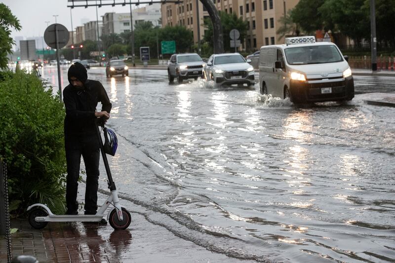 Dubai commuters faced a difficult journey to work early on Friday. Antonie Robertson / The National