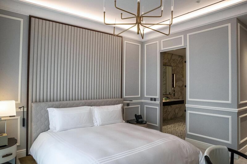 DUBAI, UNITED ARAB EMIRATES. 30 AUGUST 2020. The soon to opened Sofitel at Wafi a first look at the property as it gears up fr it’s soft opening. (Photo: Antonie Robertson/The National) Journalist: Farah Andrews. Section: National.