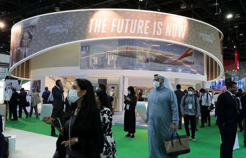 Emirates airline launched its premium economy cabin at  Arabian Travel Market. 