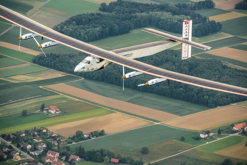 During its record-breaking circumnavigation of the globe in 17 stages, over 16 and a half months, 'Solar Impulse 2' flew for 558 hours, at an average speed of 41 kilometers an hour and covered 42,438 kilometres.