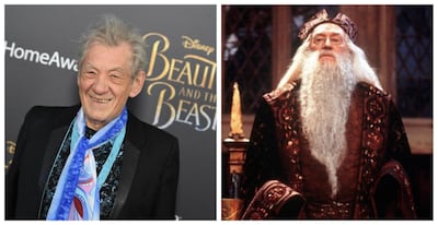 Ian McKellan was in the running for the role of Dumbledore in the Harry Potter movies. AFP, Courtesy Warner Bros.