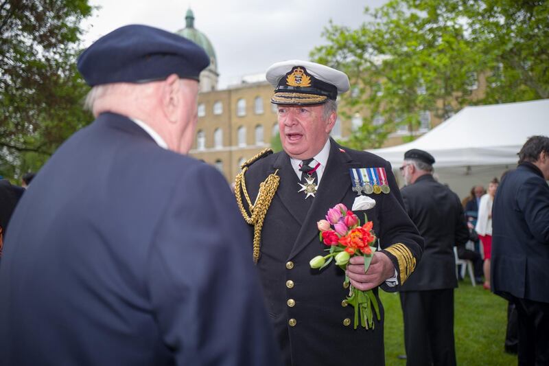 Mandatory Credit: Photo by Velar Grant/ZUMA Wire/Shutterstock (10233056t)
Admiral Sir Alan West, former First Sea Lord  and Chief of the Naval Staff
Victory Day Celebrations, London, UK - 09 May 2019