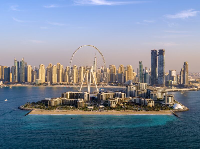 The Al Ain Dubai wheel on Bluewaters Island, close to Caesars hotel. Photo: Caesars Bluewaters Dubai