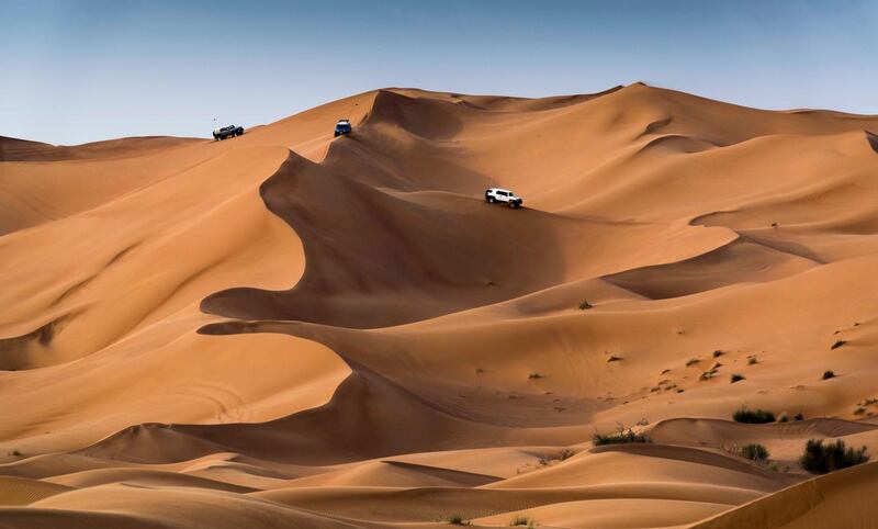 Desert Safari in Dubai, United Arab Emirates. Getty Images