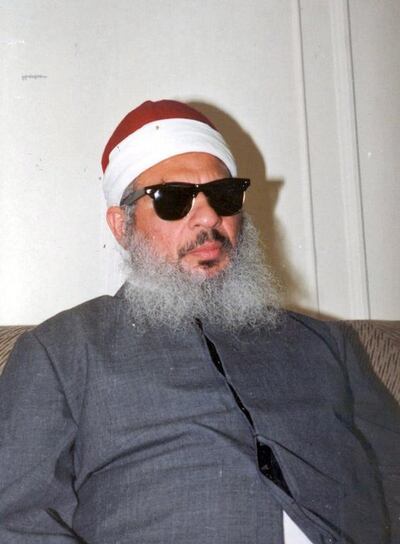 Omar Abdel Rahman, the convicted mastermind behind bomb plots in New York, died in a US prison. US District Court / EPA