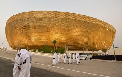 The 80,000-seater Lusail Stadium in Qatar will welcome fans from around the world. EPA