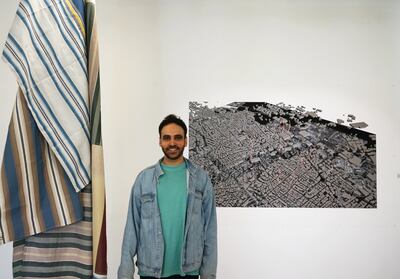 Lebanese artist Jad El Khoury displays his latest work at Galerie Tanit in Beirut. Photo: Galerie Tanit