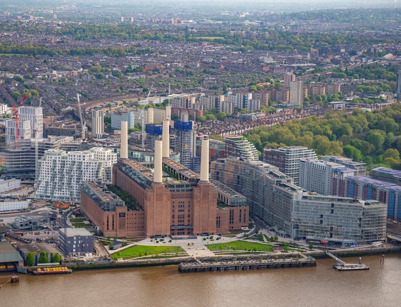 An aerial view of Battersea Power Station. Photo: Jason Hawkes