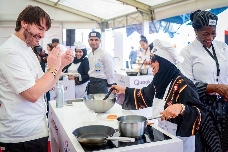 Eric Lanlard was one of the first chefs to have a show about baking on TV. Courtesy Taste of Abu Dhabi