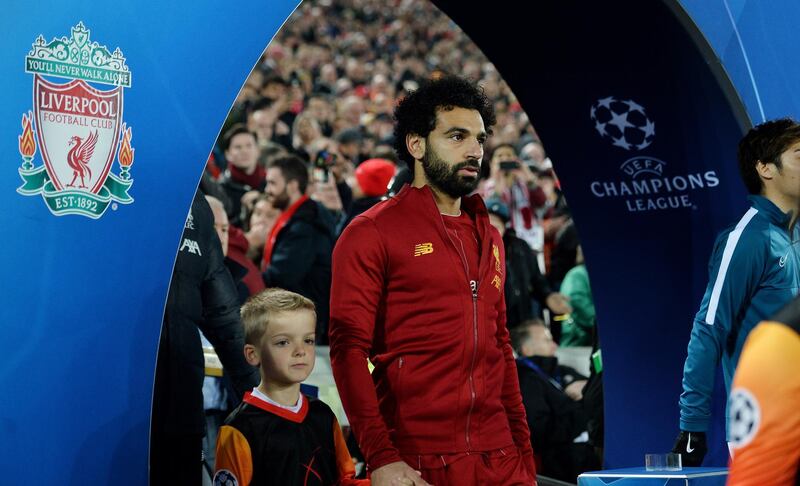 Forward: Mohamed Salah is an icon in the Middle East and there's little chance of him being left behind for the Carabao Cup.      EPA