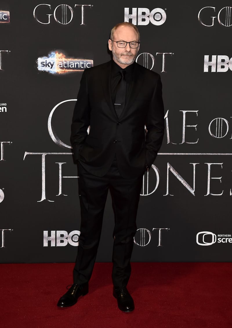 Liam Cunningham (Ser Davos Seaworth) at the premiere of season eight of 'Game of Thrones' in Belfast. Getty Images