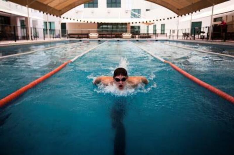 Velimir Stjepanovic, just 18 years of age, is one of the most promising swimmers in the world and is a product of Dubai.