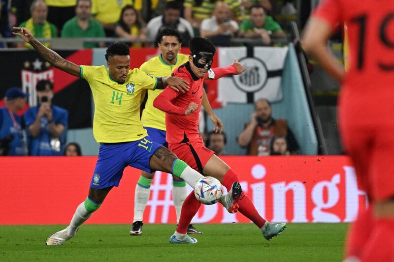 Eder Militao - 7. Brought off as a precaution since another yellow would have meant he missed the next game. Solid. AFP