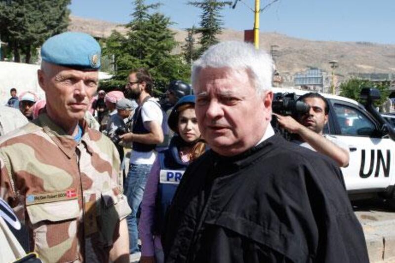 Herve Ladsous, the head of the UN peacekeeping mission, says there is no viable options left for the United Nations in Syria.