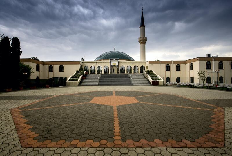 The Islam Centre of Vienna is pictured on April 14, 2017 in Vienna, Austria.
A debate is raging in Austria after a study suggested that Islamic kindergartens in Vienna were helping to create "parallel societies" or even produce the dangerous homegrown radicals of the future. / AFP PHOTO / JOE KLAMAR