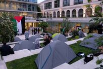 Paris students in Gaza sit-in as US campus protests spread