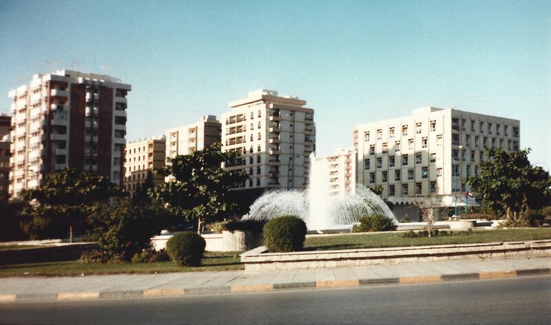 Abu Dhabi Corniche during the late 1980s  