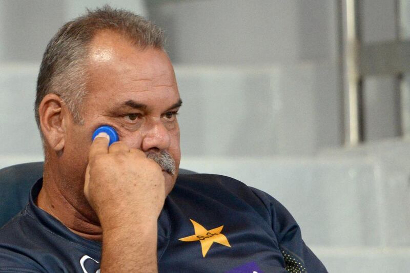 Dav Whatmore took over as Pakistan coach in March 2012 but has come under fire recently for Pakistan's poor results. Asif Hassan / AFP