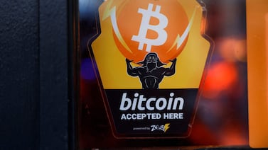 Bitcoin has jumped 57.77 per cent this year and now has a market capitalisation of $1.31 trillion. Getty Images