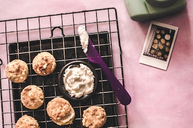 Get your kids to prepare and photograph simple dishes, such as these mini cheese scones, and create their own cookbook or food magazine. Photo: Scott Price