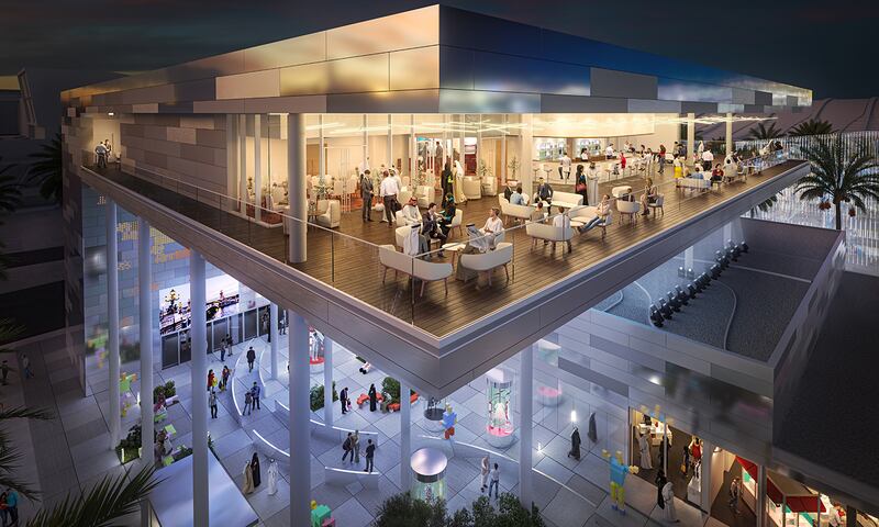 The upper floor will be used as a conference space, where companies will present events on meeting UN sustainable development goals. Courtesy: France Pavilion Expo 2020 Dubai