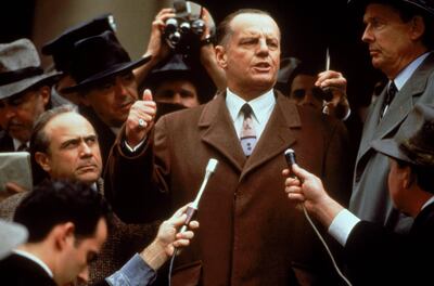 Jack Nicholson and Danny de Vito in Hoffa. Courtesy 20th Century Fox 