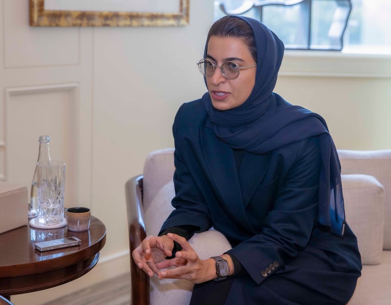 Noura Al Kaabi, Minister of Culture and Youth, says International Women's Day is 'always a call for progress'. Photo: UAE Ministry of Culture and Youth
