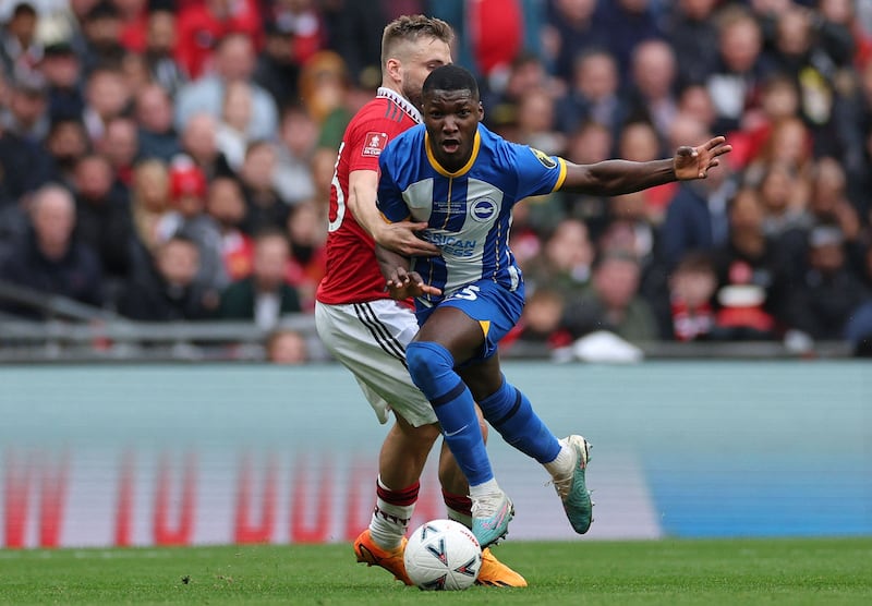 Moises Caicedo - 9. A key part of Brighton's successful season and was excellent again at Wembley. The Ecuadorian was the beating heart of his team's midfield. Little wonder Europe's biggest clubs are courting the 21-year-old.  AFP