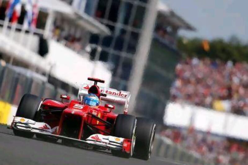 Ferrari's Spanish driver Fernando Alonso finished fifth at Hungary, his 23rd consecutive finish among points.