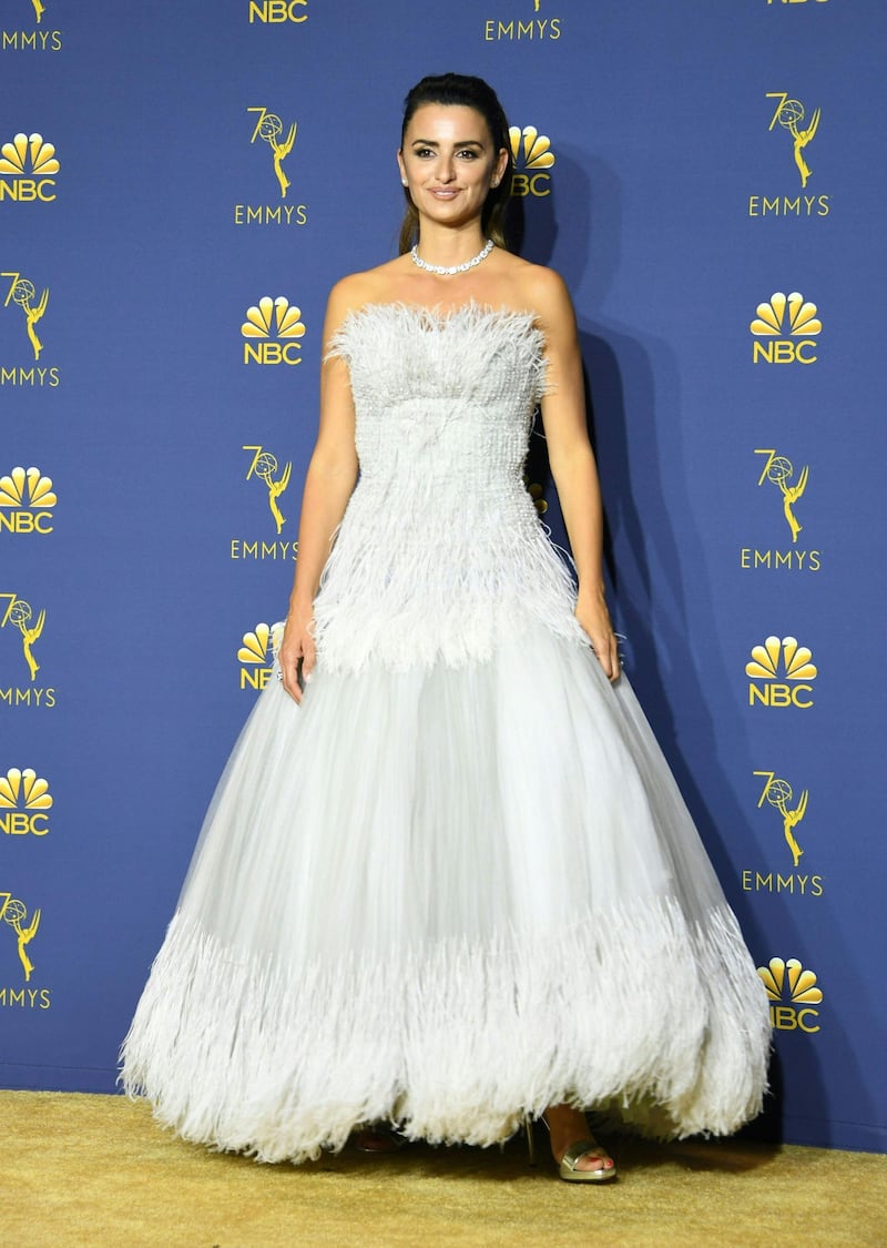 Winner Penelope Cruz in Chanel Haute Couture. Photo / AFP