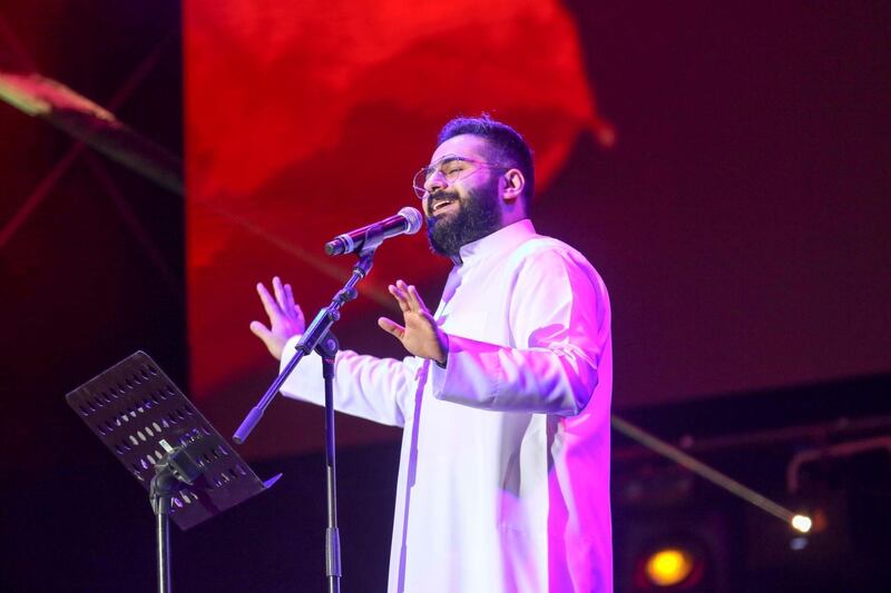 Emirati singer Fahad Al Arif is a local talent on the rise. Courtesy Fahad Hassan