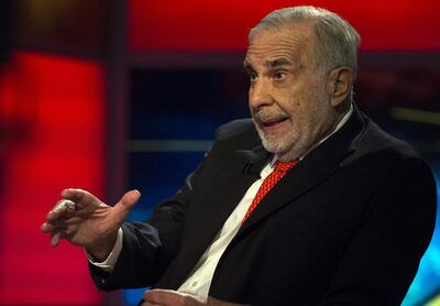 Billionaire activist-investor Carl Icahn plans to move to Florida for tax purposes in March 2020. Photo: Reuters