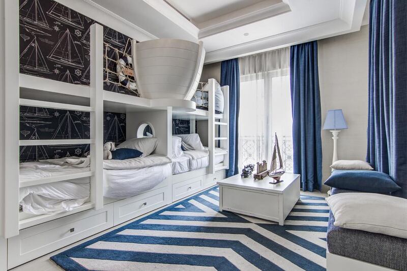 There are many stunning rooms, including the room which has been designated for the kids, which has been eye-catchingly, stylish, design and finish. Courtesy Luxhabitat