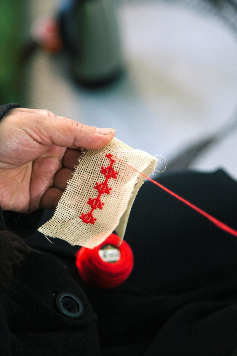 Sewing Hassan Hajjaj's designs