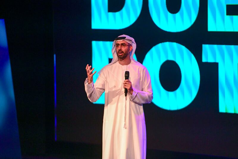 Omar Al Olama, Minister of State for Digital Economy, AI and Remote Working System, speaks about 'Unlocking Dubai's Potential'. 
