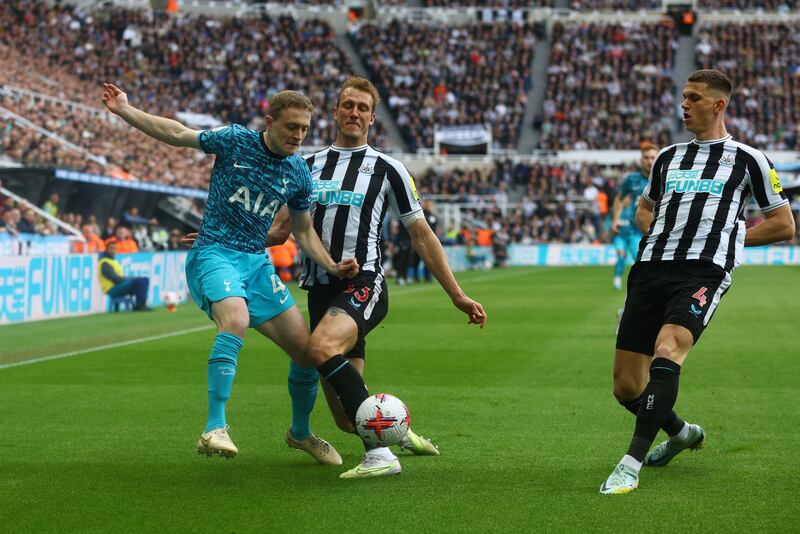 Sven Botman 8: Ice-cool at the best of times but barely broke sweat at St James’ Park here. Usual well-timed challenges when called upon and helped keep the dangerous duo of Son and Kane relatively quiet. Reuters
