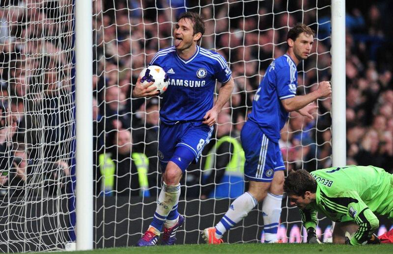 5) Frank Lampard (West Ham United, Chelsea, Manchester City) 177 goals in 609 appearances.  AFP