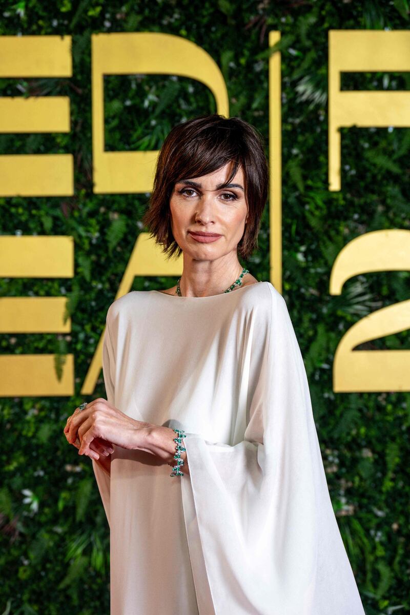 Spanish actress Paz Vega at the festival. AFP