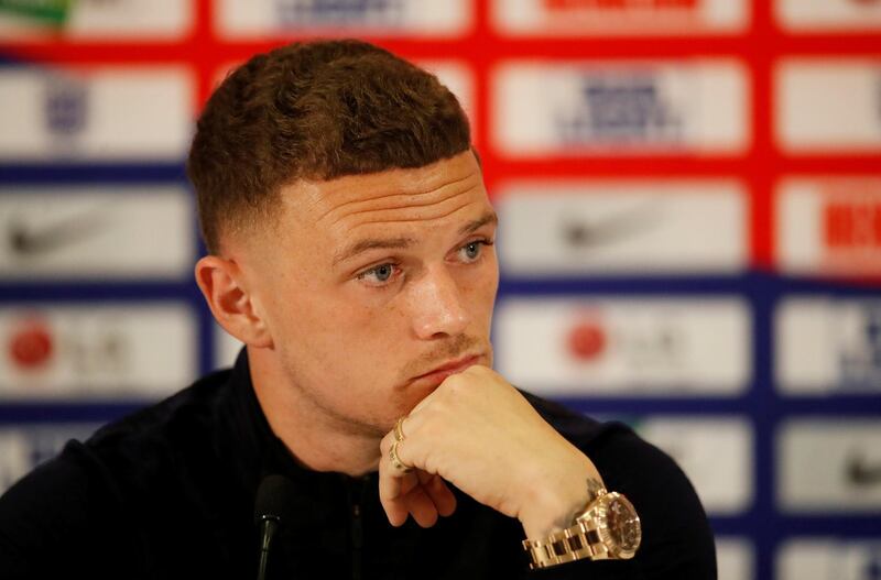 Soccer Football - UEFA Nations League - England Media Day - St. George's Park, Burton upon Trent, Britain - September 4, 2018   England's Kieran Trippier during a press conference   Action Images via Reuters/Carl Recine
