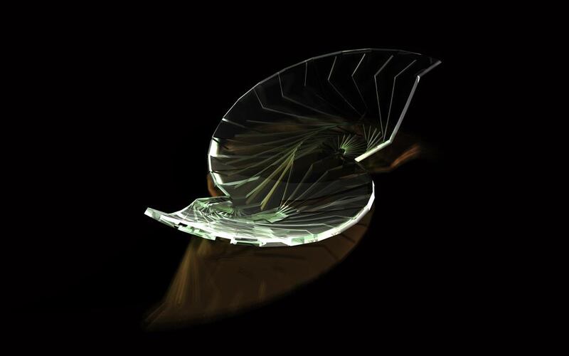 Genesis crystal bowl by Michael Rice. Courtesy Van Cleef & Arpels
